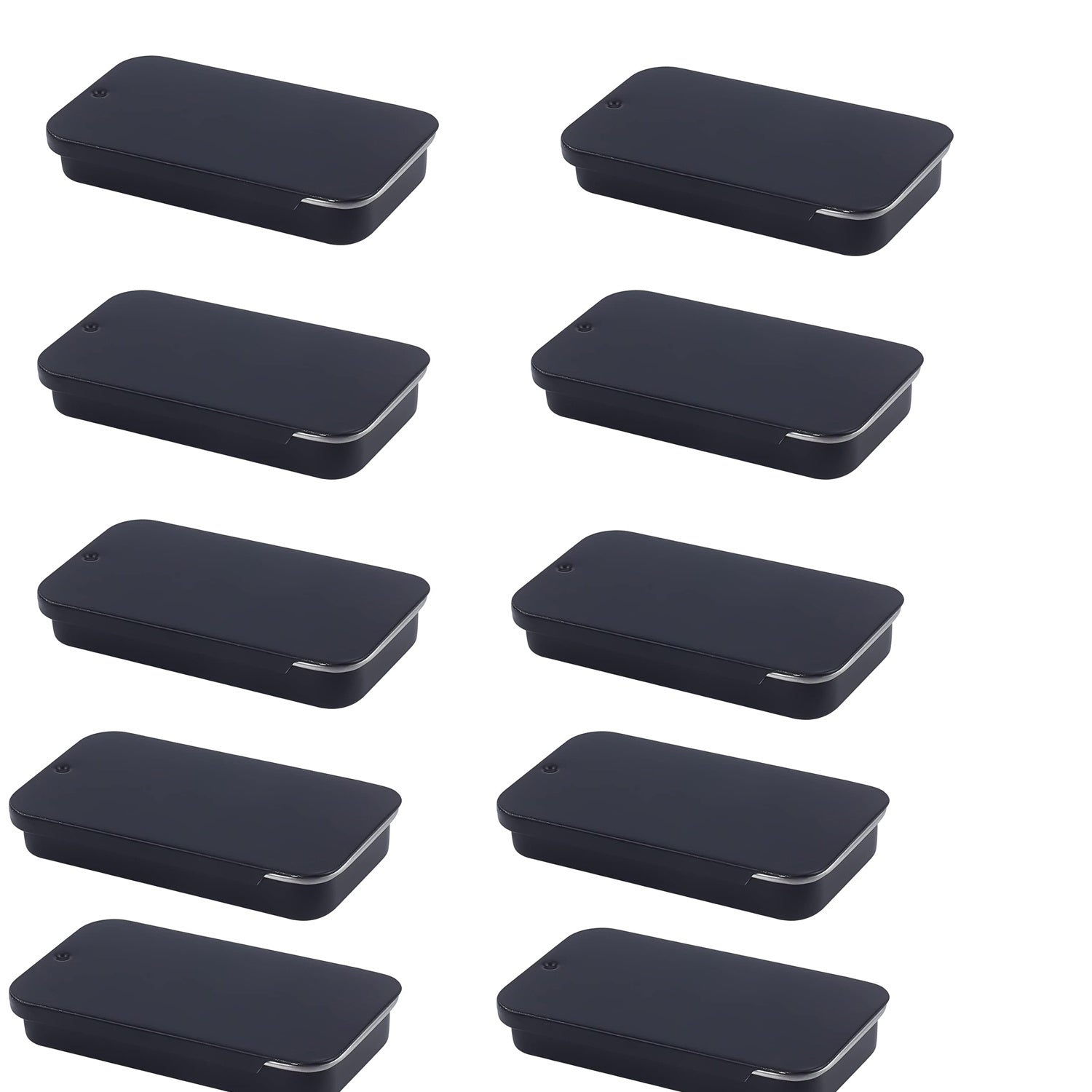 Набор из 10 металлических контейнеров для бальзама для губ, баночки для хранения, для рукоделия и путешествий