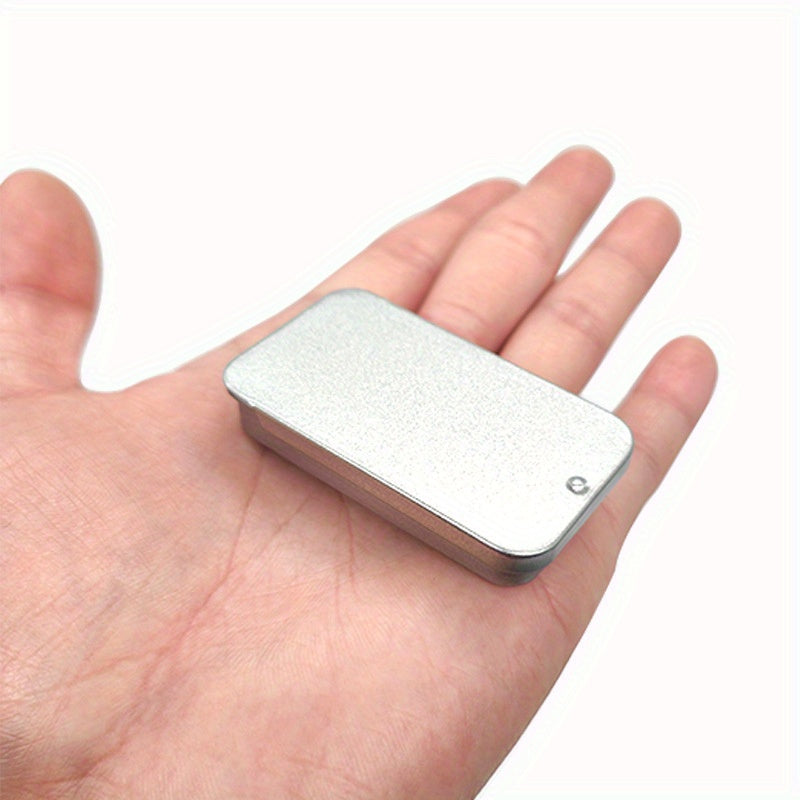 Набор из 10 металлических контейнеров для бальзама для губ, баночки для хранения, для рукоделия и путешествий