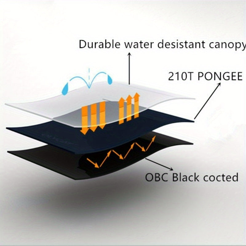 Paraguas de viaje automático ultraligero plegable minimalista de pongee 210T varillas de aleación de aluminio