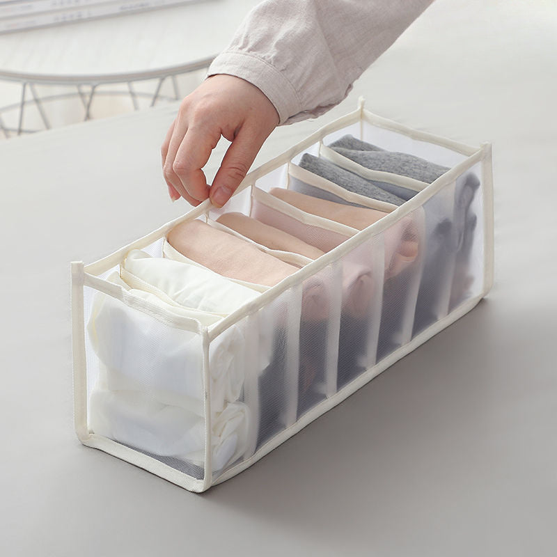 Women's Underwear Organizer Drawer Divider Storage Box Multi-Compartment