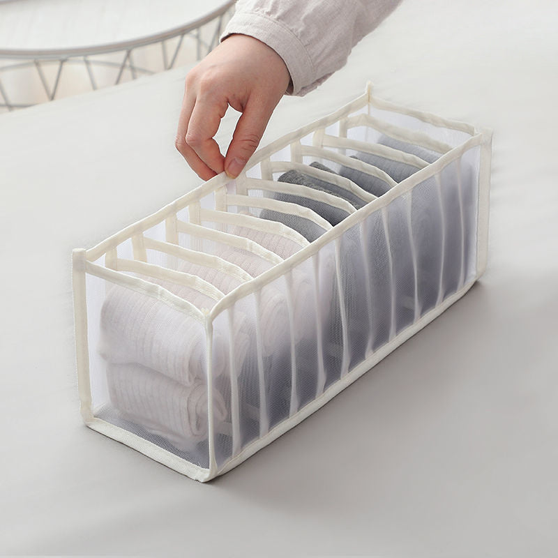 Women's Underwear Organizer Drawer Divider Storage Box Multi-Compartment