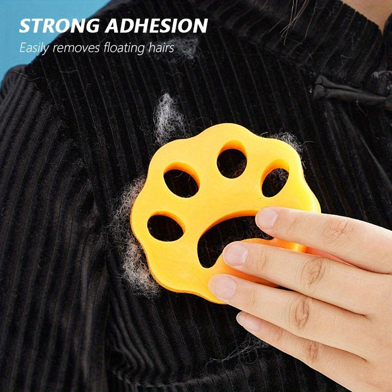 Удалитель кошачьей шерсти для одежды и мебели, силиконовая когтевая щетка, упаковка 1–3