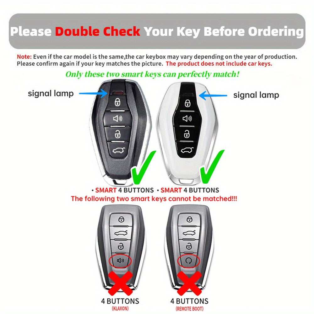 Universal TPU Car Remote Key Cover for Auto Keyless Entry Protection