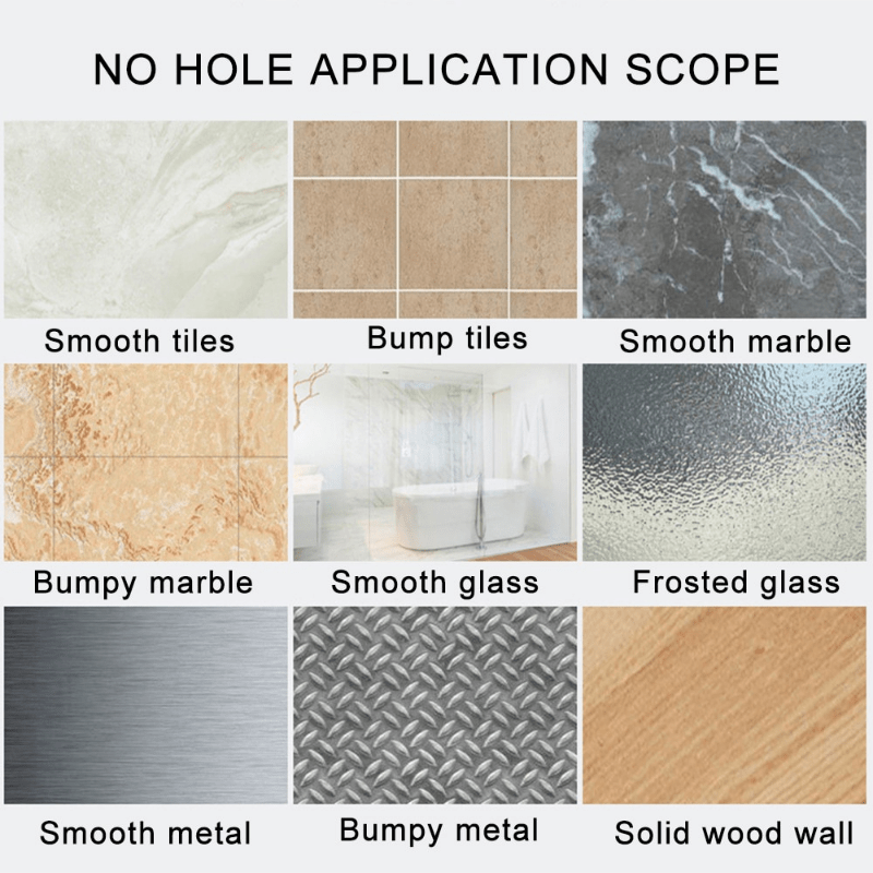 Men Shaver Holder Wall Shelf Bathroom Razor Rack Iron Storage Hook