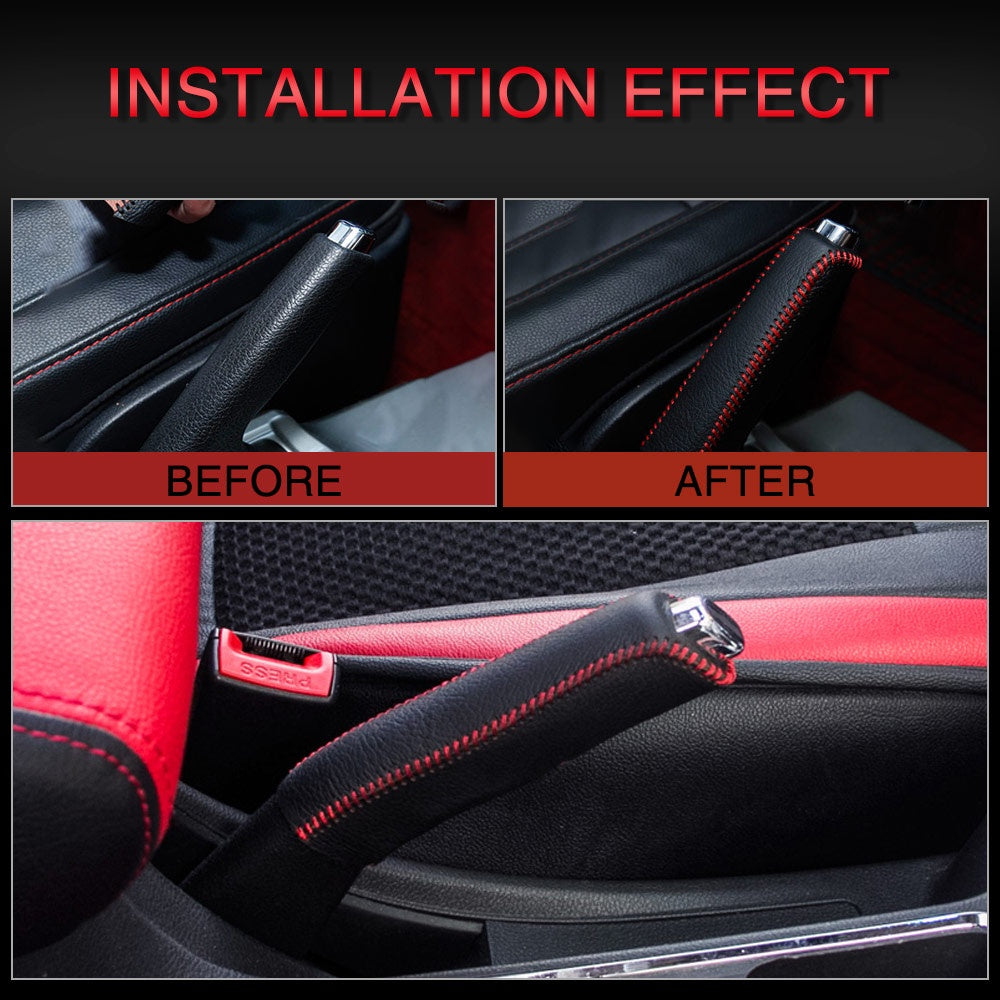 Universal Car Handbrake Cover Protector Grip Sleeve Interior Accessory