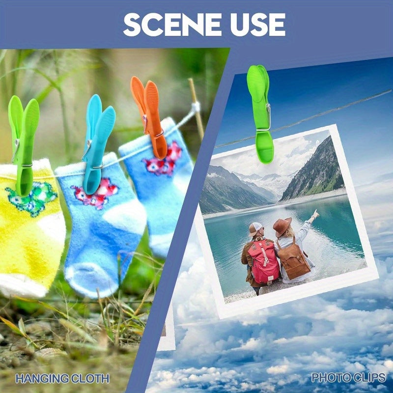 96 dona mato klipslari, ko‘p rangli, og‘ir yuk plastik, qattiq yopishtiruvchi bilan, kir yuvish va fotosuratlarni osishga mo‘ljallangan