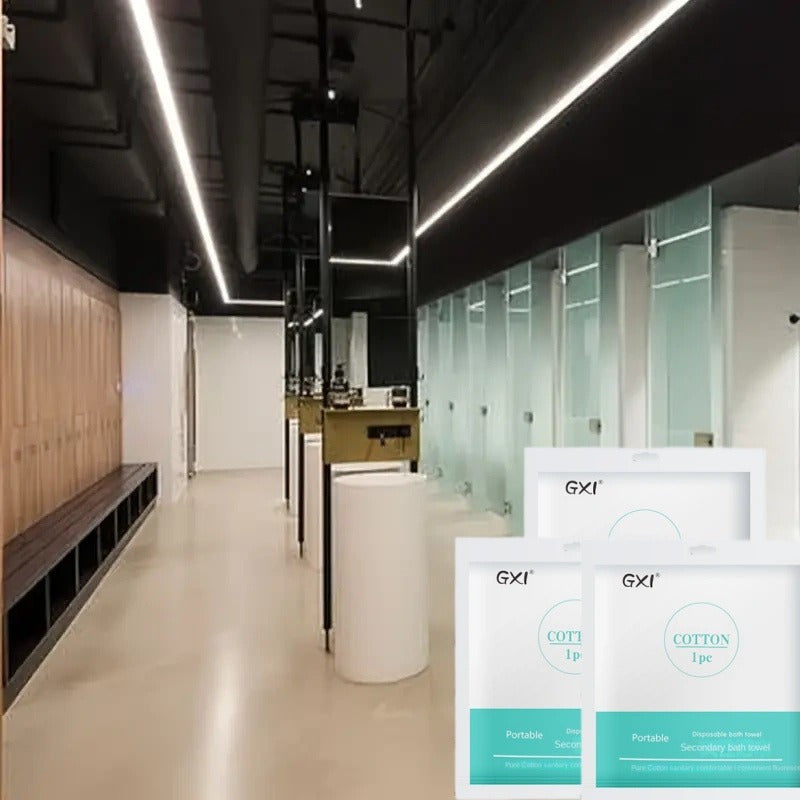 25 ta bir foydalanishlik vannaga sochiq, juda katta, tez quriydigan, yutuvchi