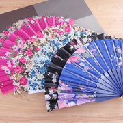 Мужской антикварный стильный складной веер из ПВХ для летнего охлаждения