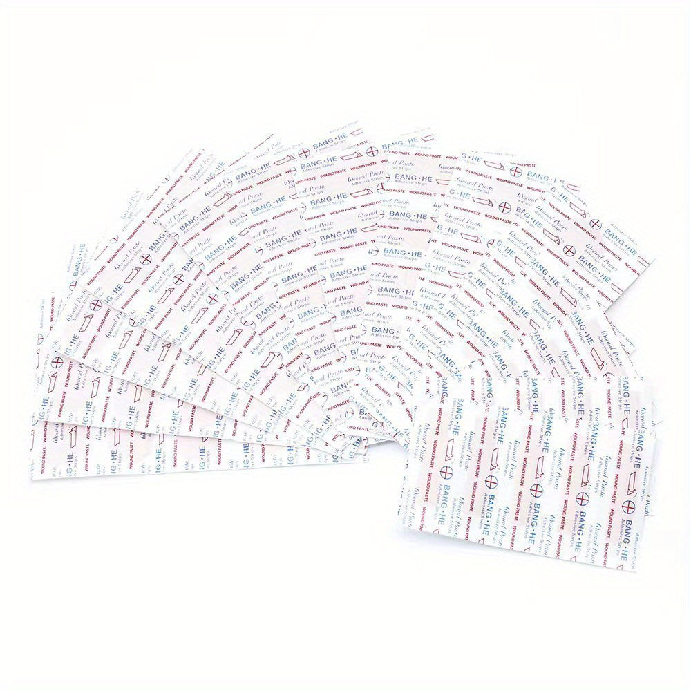 100 ta suv o'tkazmaydigan, nafas oladigan yopishtiruvchi plastirlar ochiq havoda sport uchun.