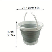 Collapsible Silicone Travel Bucket for Car Wash and Outdoor Use