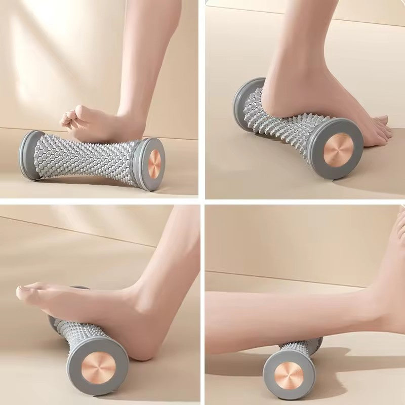 PVC Foot Massager for Muscle Relaxation Yoga Arch Support Grey Purple