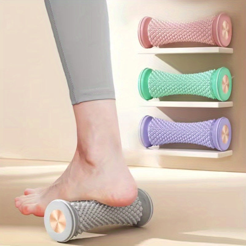 PVC Foot Massager for Muscle Relaxation Yoga Arch Support Grey Purple