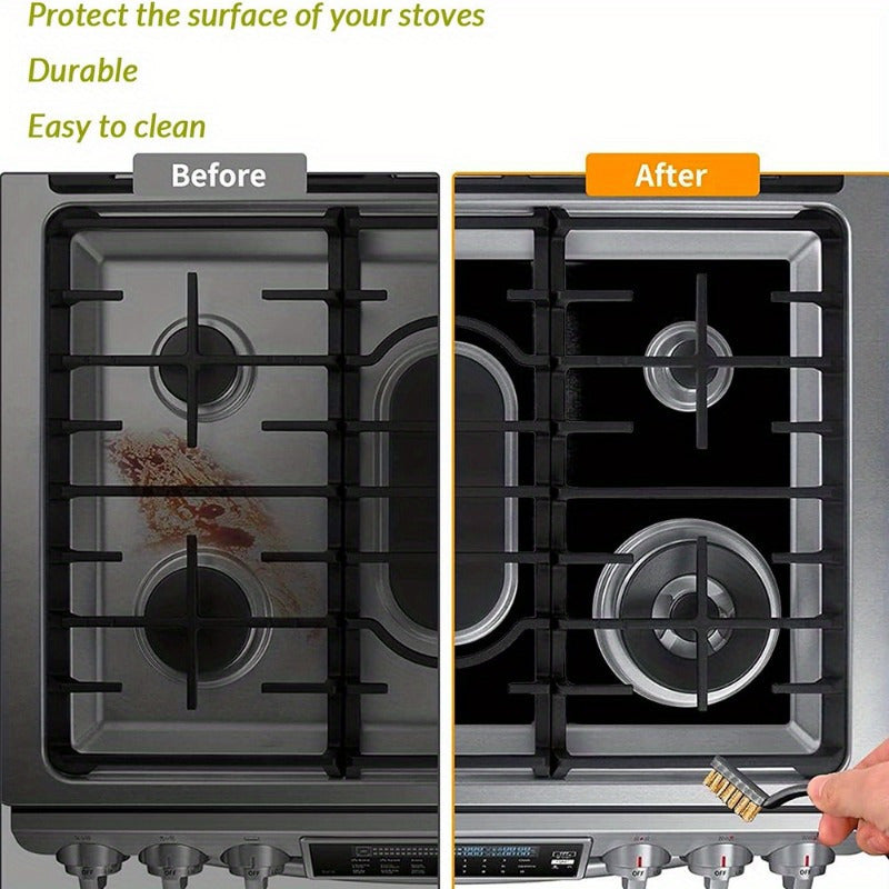 Heat Resistant Gas Stove Covers, Reusable Protectors, Scratch-Resistant, Easy to Clean