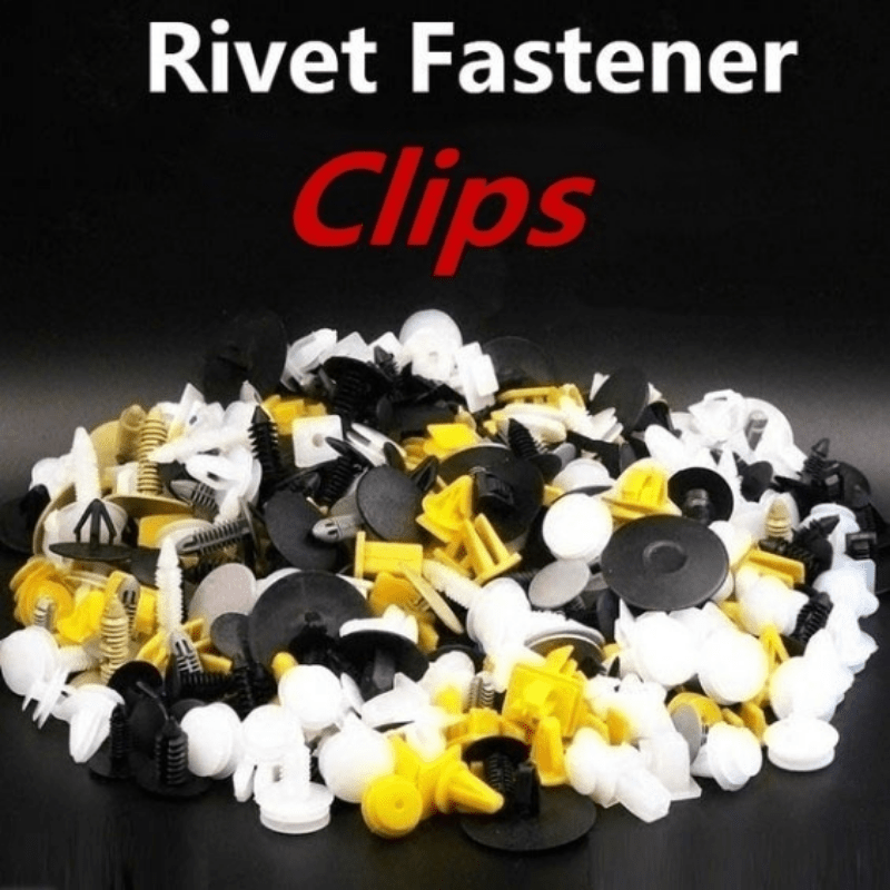 50/100 Pcs Universal Plastic Car Fastener Clips Durable Push-Through Auto Panel Bumper