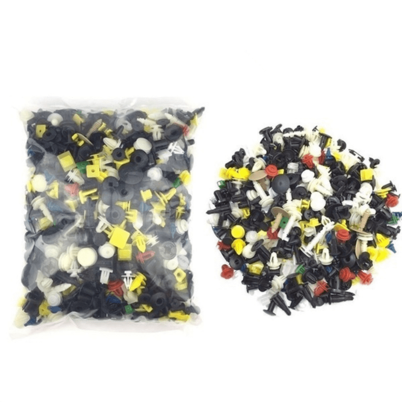 50/100 Pcs Universal Plastic Car Fastener Clips Durable Push-Through Auto Panel Bumper