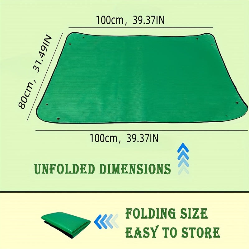 Large Waterproof Planting Mat for Indoor Transplantation Foldable Succulent Gardening Green