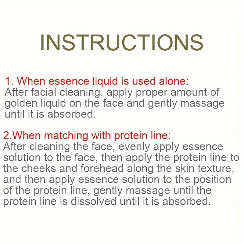 Skincare Set with Protein Thread Infused Serum for Firming and Moisturizing