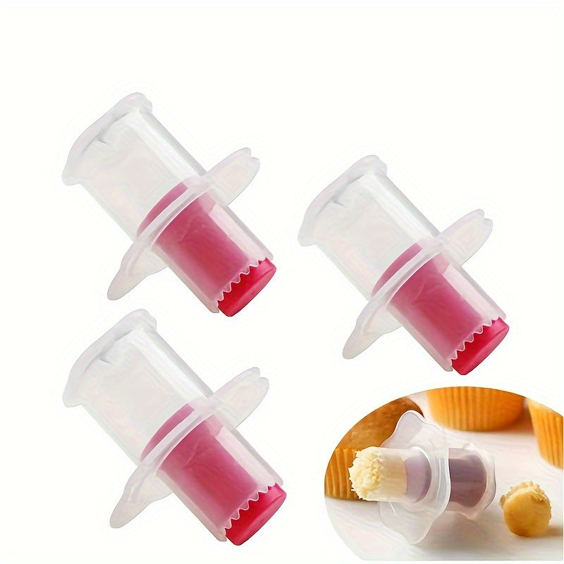 Cupcake Corer Food-Safe Plastic Baking Tool for Filling and Decorating
