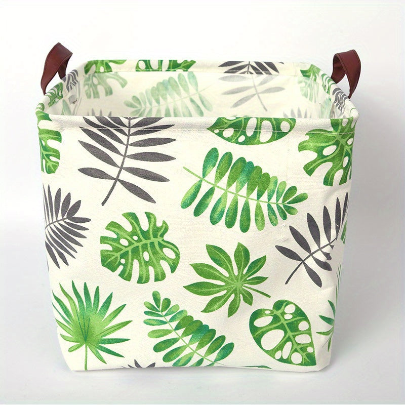 Квадратные корзины для хранения из хлопкового микса с ручками для белья, игрушек и организации