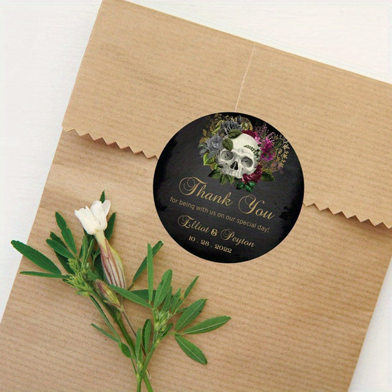 Wedding Stickers Personalized Welcome Thank You Labels for Favors and Bags