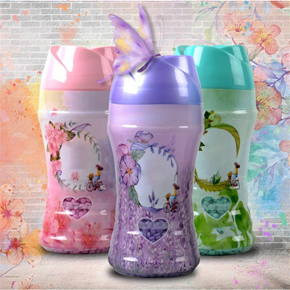 Long-Lasting Floral Scent Booster Beads for Laundry in 15.49cm Plastic Container