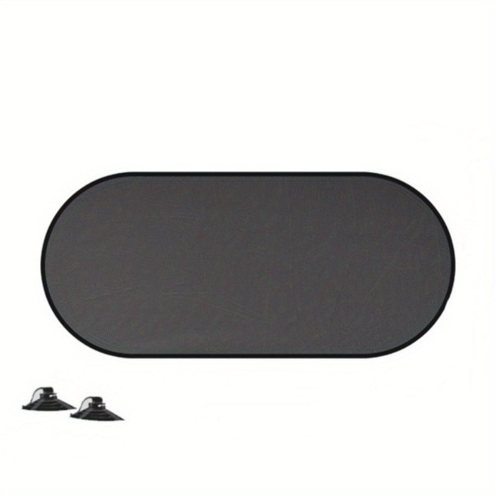 Черная сетчатая солнцезащитная шторка для автомобиля 100x50см Блокировщик ультрафиолетовых лучей, сохраняет прохладу внутри