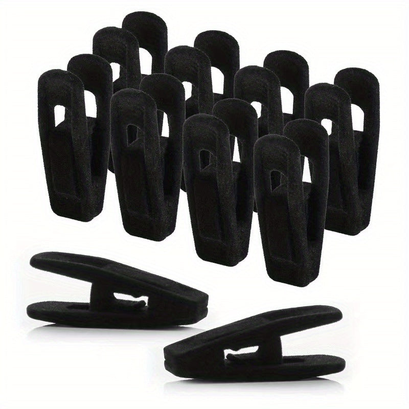 Set of 10 Velvet Hanger Clips for Pants Clothes and Accessories Strong Clips for Thin Velvet Hangers