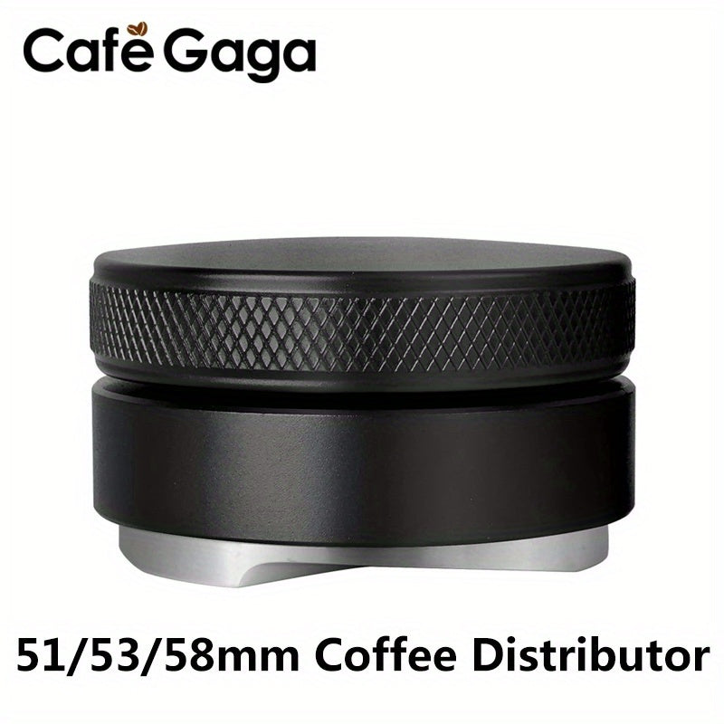 51/53/58mm portafilterlar uchun sozlanadigan tamper bilan kofe tarqatgich darajasi