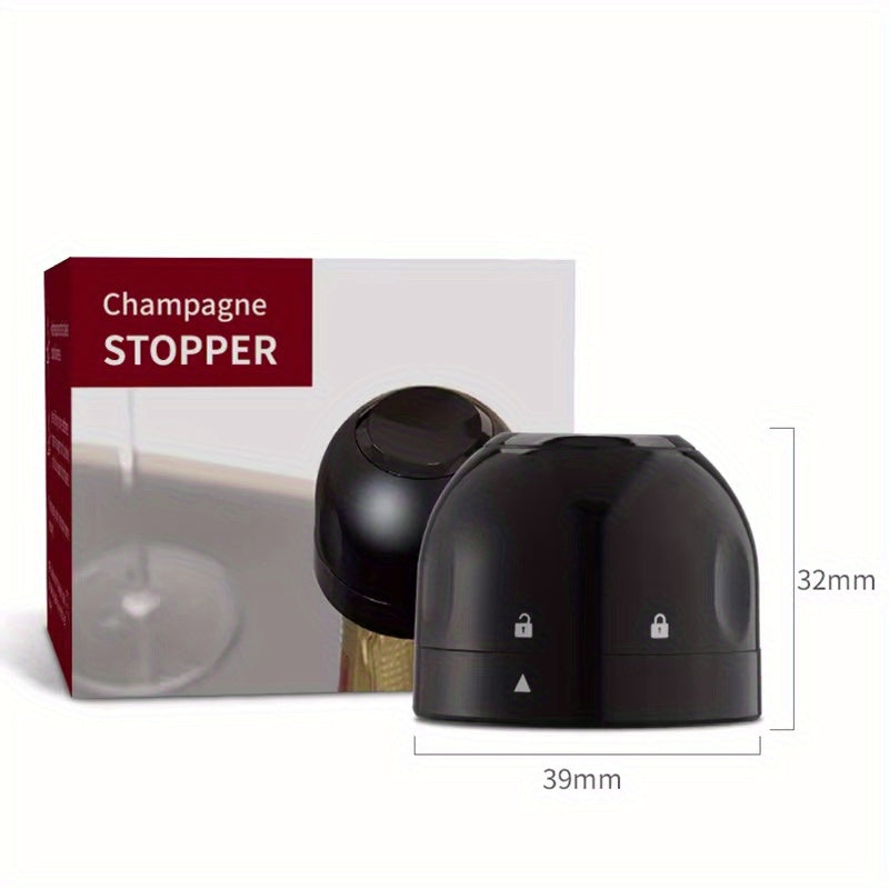 Silicone Wine Bottle Stopper Vacuum Sealed Leak-Proof Universal Fit