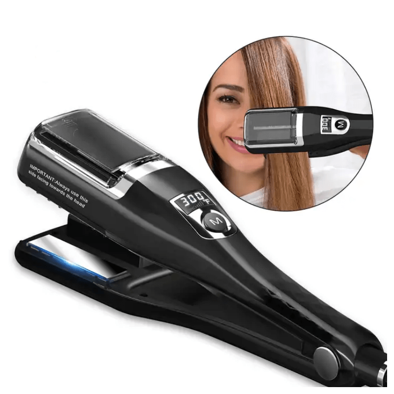 2-in-1 Soch kesish mashinasi va klipper bilan to'g'ri chiziqli sochlarni parvarish qilish