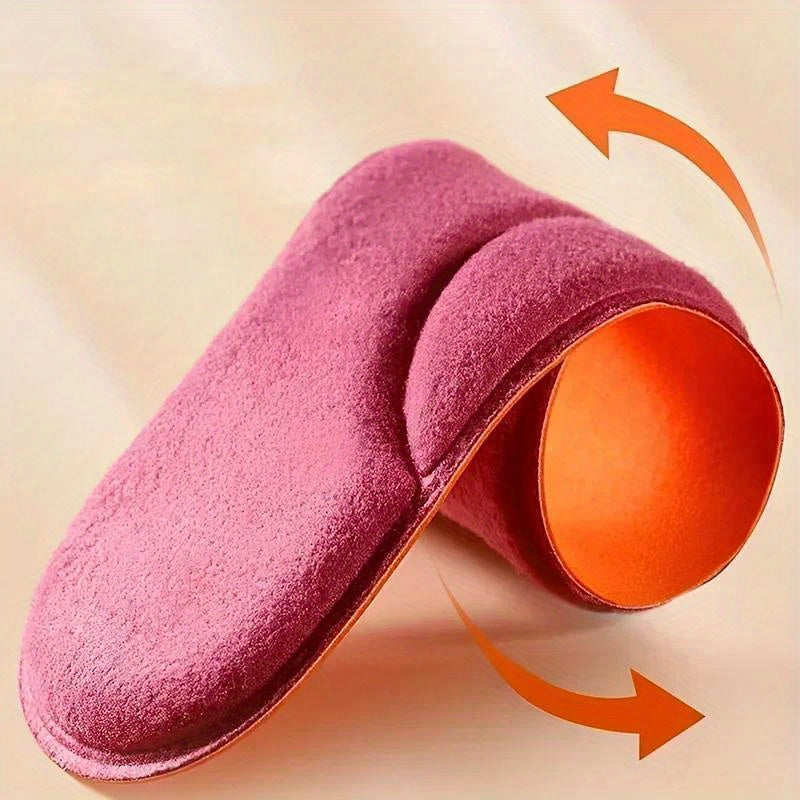 Unisex Winter Insoles Thickened Non-slip Memory Foam Shoe Pads Warm Sports