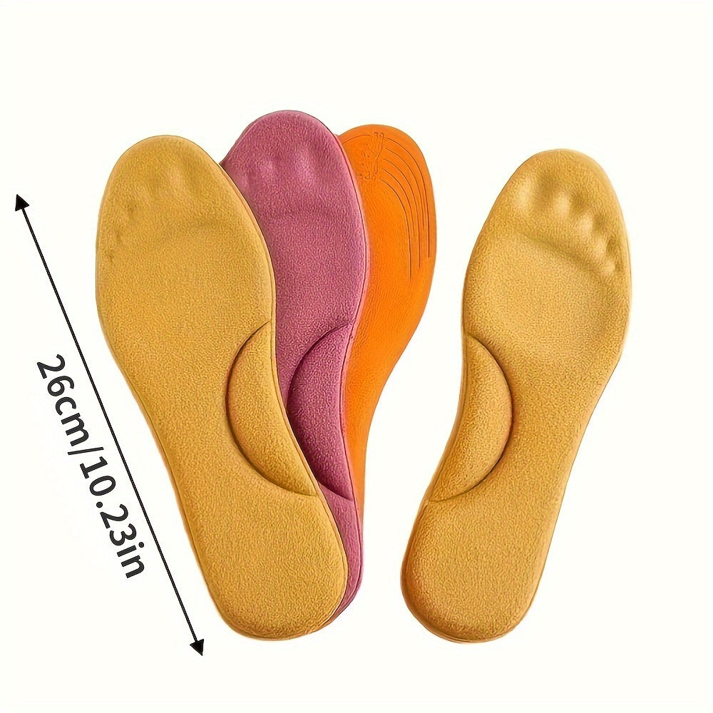 Unisex Winter Insoles Thickened Non-slip Memory Foam Shoe Pads Warm Sports