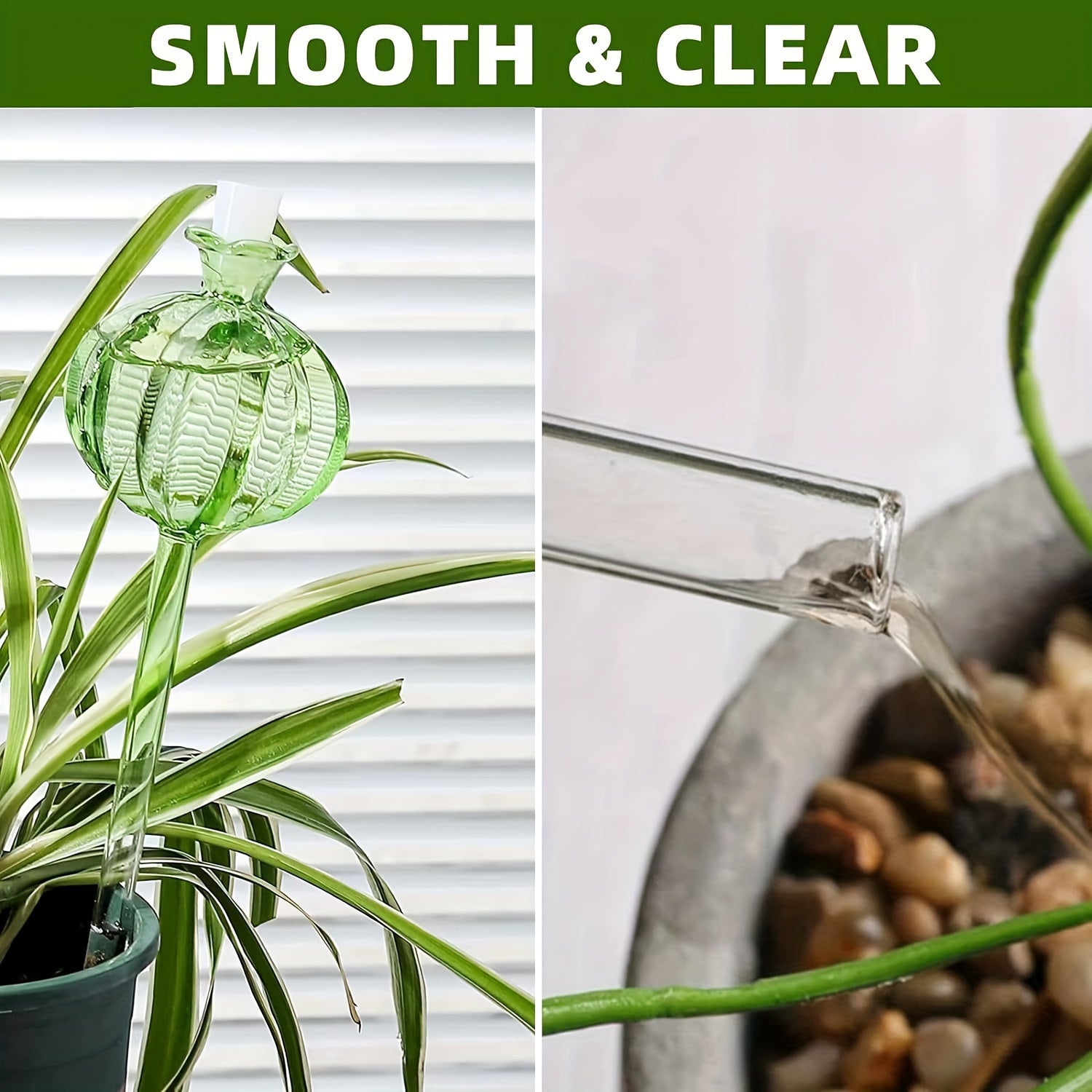 8 Cactus-Shaped Self-Watering Plant Spikes Automatic Watering System No Power Needed