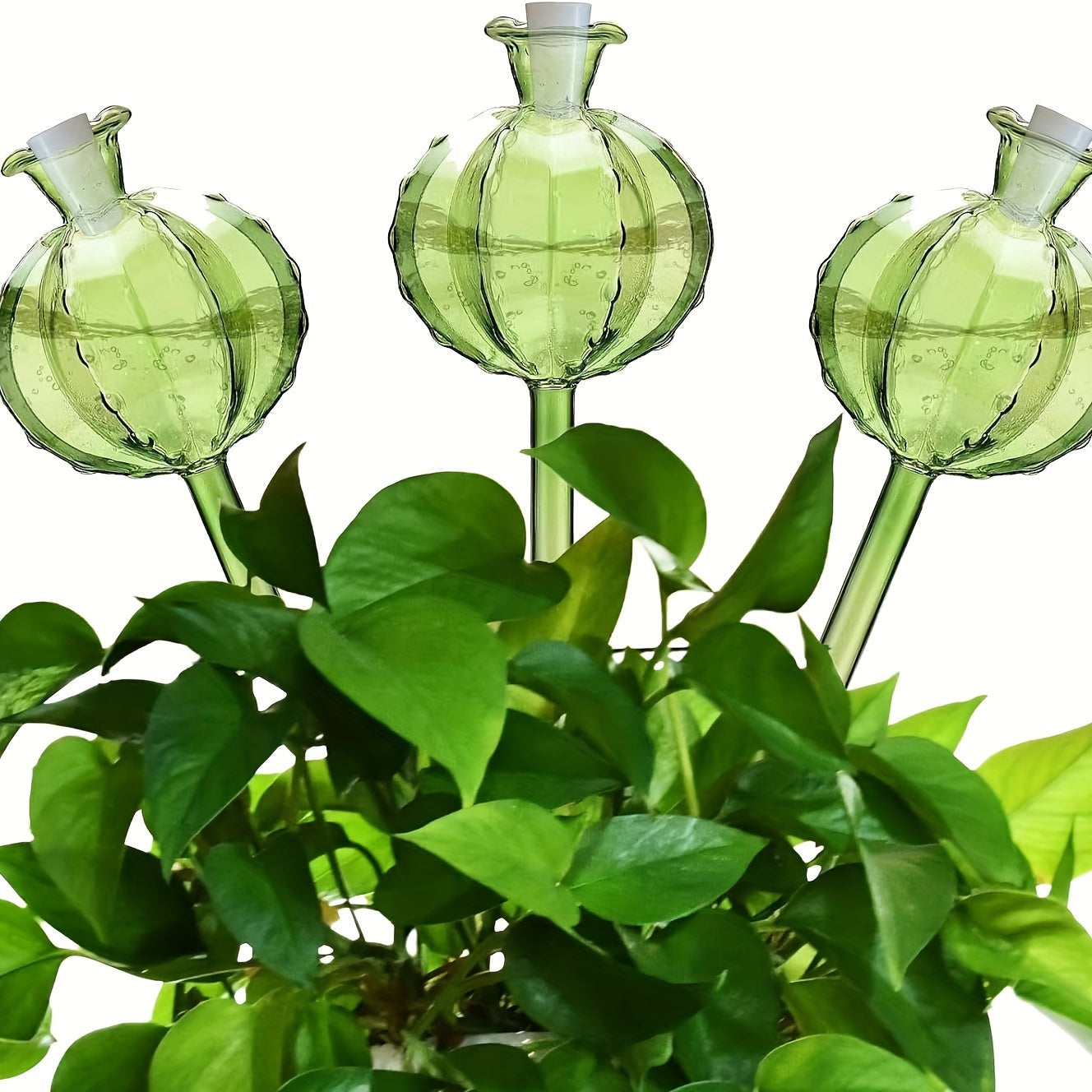 8 Cactus-Shaped Self-Watering Plant Spikes Automatic Watering System No Power Needed