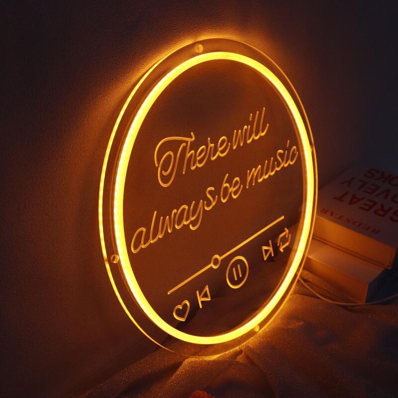 Personalized Neon Light Sign with Name, USB 3D Carved Neon Art for Room Decor