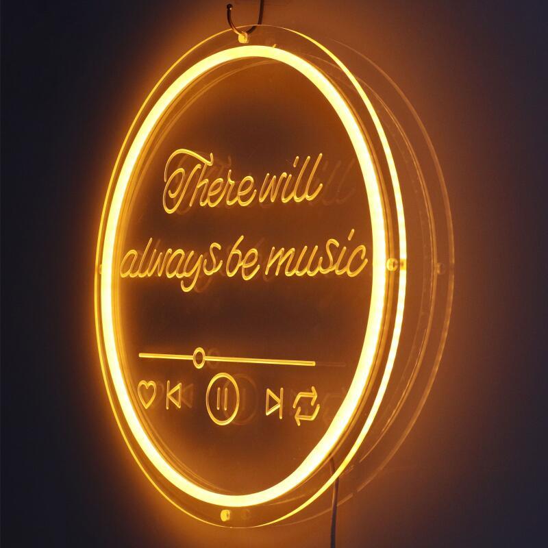 Personalized Neon Light Sign with Name, USB 3D Carved Neon Art for Room Decor