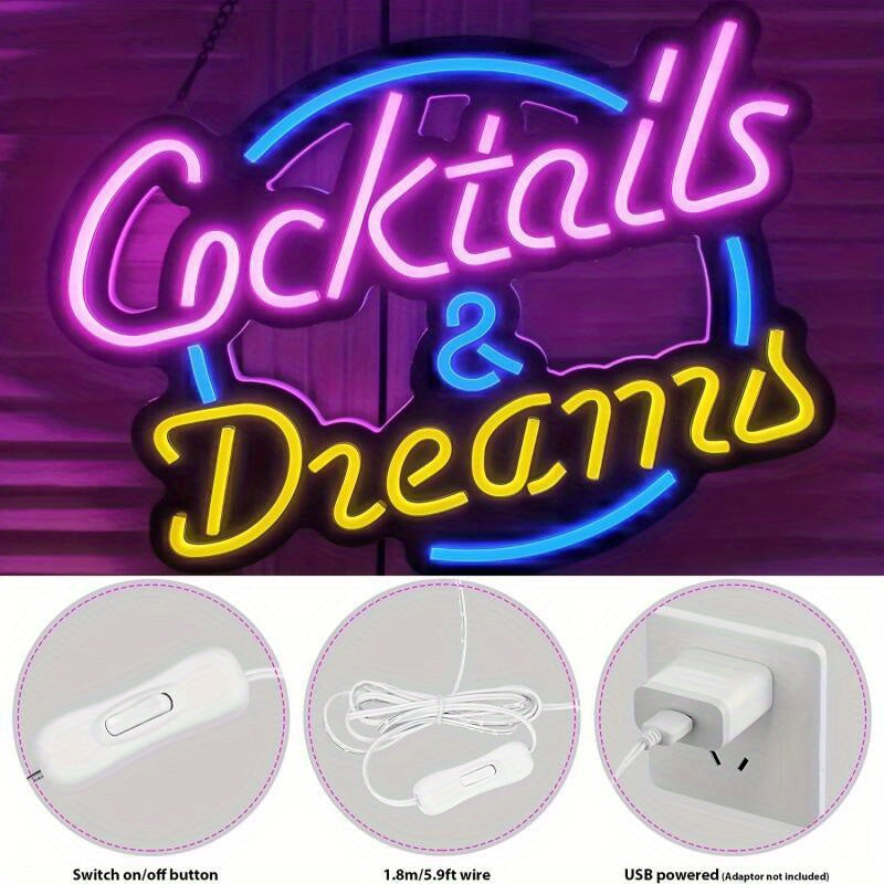Personalized Neon Sign Nightlight for Bars Clubs Hotels and Events