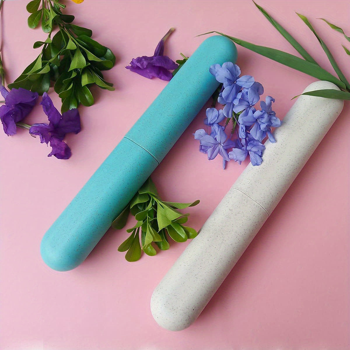 Travel Toothbrush Cases 4 Pack Durable Plastic Hygiene Travel Containers