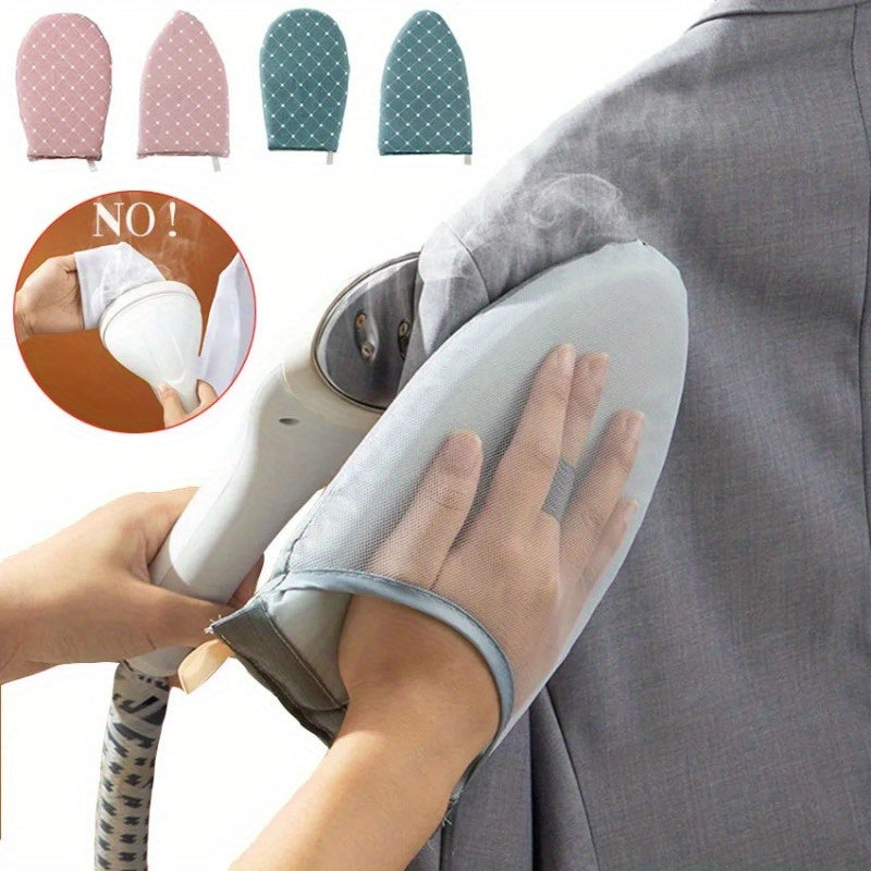 Mini Portable Hand-Held Ironing Board with Washable Cover, Grey, Heat-Resistant