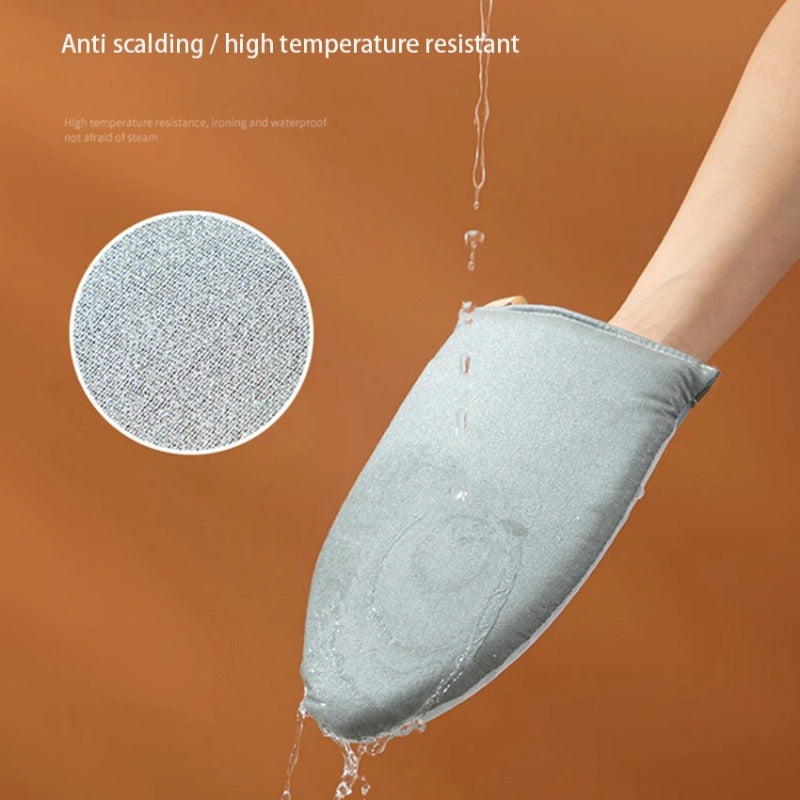 Kichkina portativ qo‘l bilan ishlatiladigan kiyimni yuviladigan qopqog‘i bilan, kulrang, issiqlikka chidamli