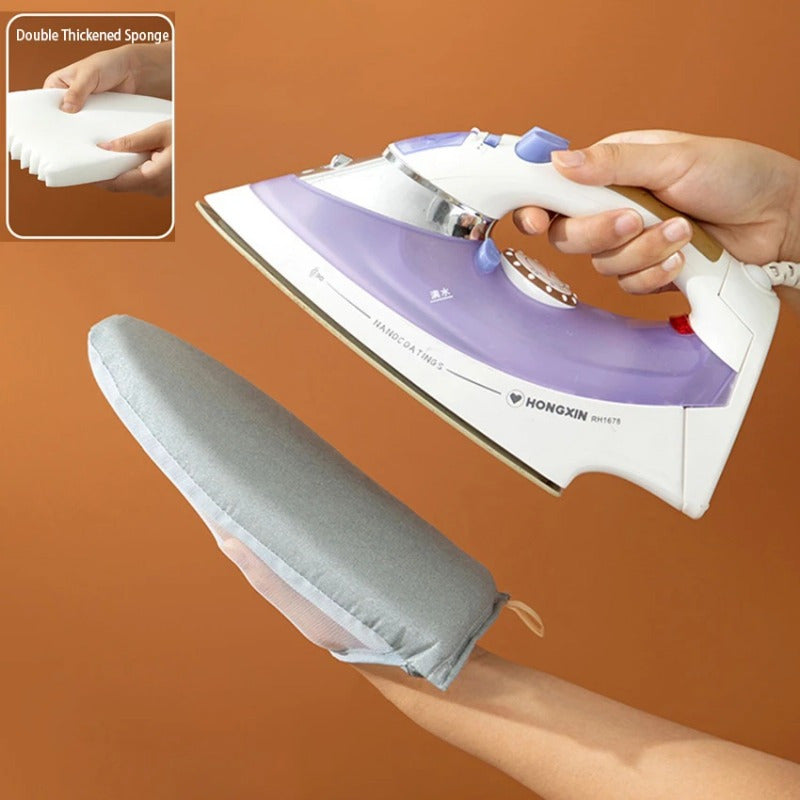 Kichkina portativ qo‘l bilan ishlatiladigan kiyimni yuviladigan qopqog‘i bilan, kulrang, issiqlikka chidamli