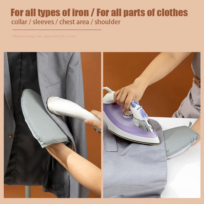 Kichkina portativ qo‘l bilan ishlatiladigan kiyimni yuviladigan qopqog‘i bilan, kulrang, issiqlikka chidamli