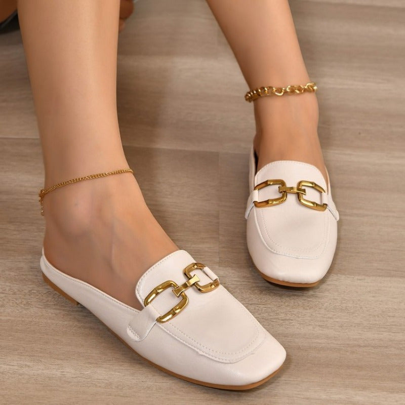 Женские мокасины-слипоны с дышащей мягкой подошвой, повседневные мюли