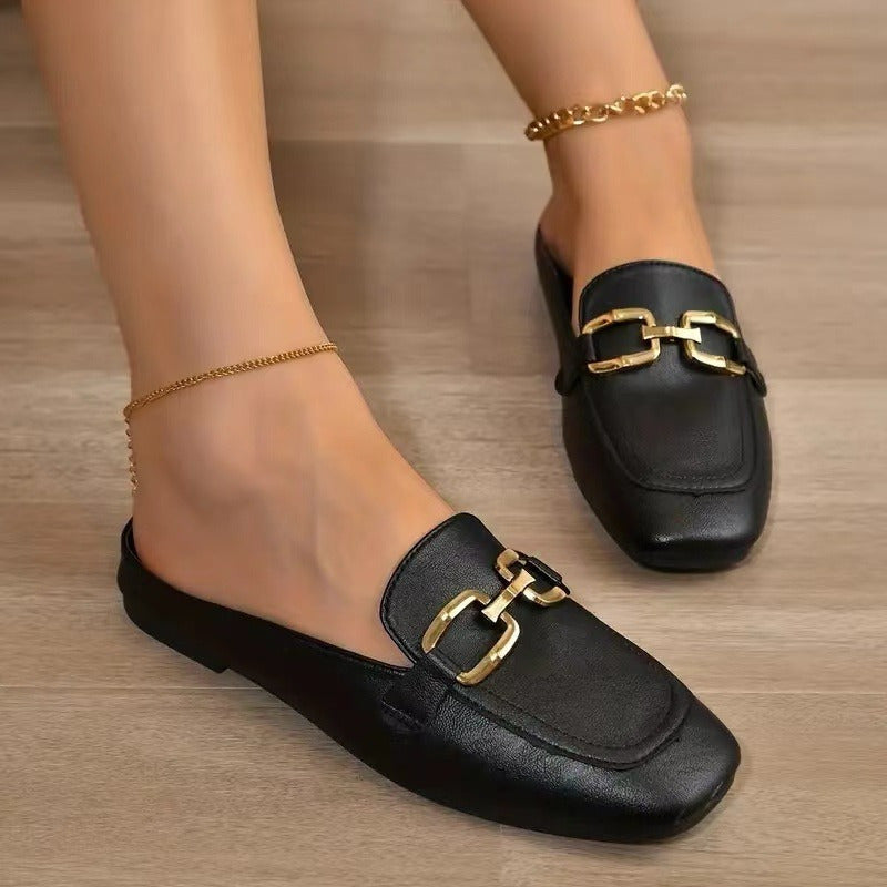 Женские мокасины-слипоны с дышащей мягкой подошвой, повседневные мюли