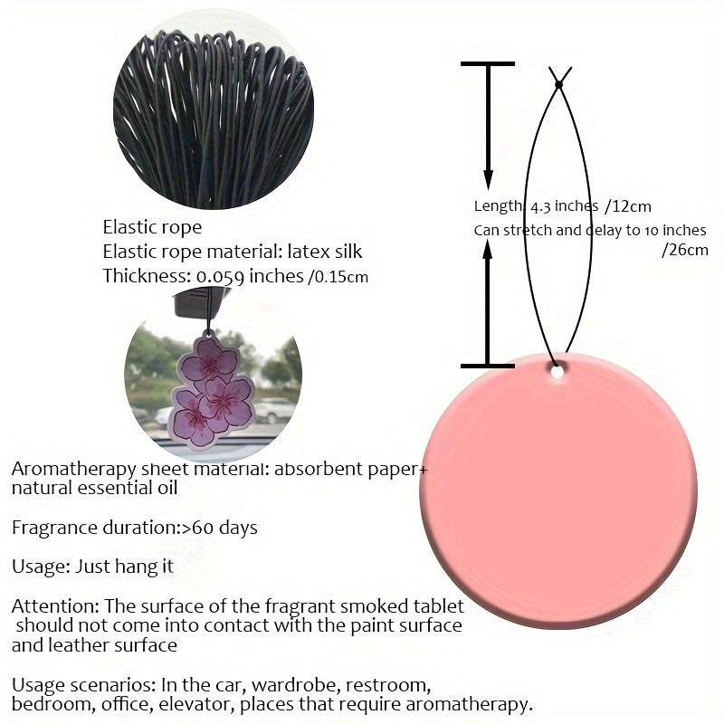 White Cat Car Air Freshener Rearview Mirror Hanging Fragrance Interior Decoration