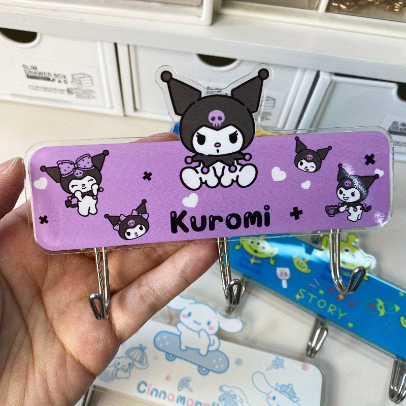 1 dona Sanrio tutqichi, uyda yoki ofisda turli maqsadlar uchun kuchli yopishtiruvchi bilan.