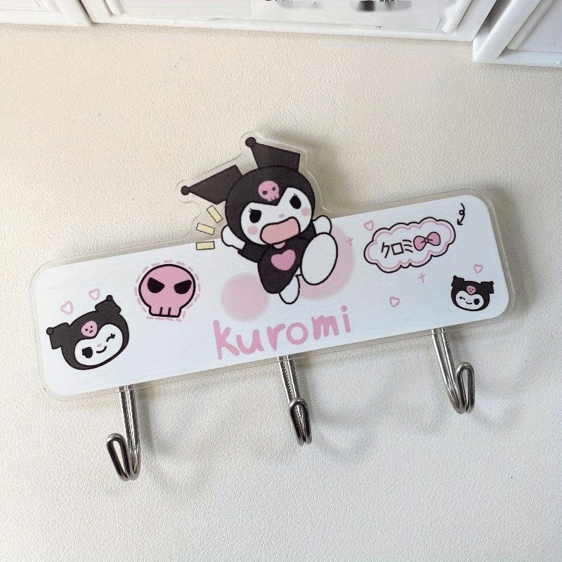 1 dona Sanrio tutqichi, uyda yoki ofisda turli maqsadlar uchun kuchli yopishtiruvchi bilan.