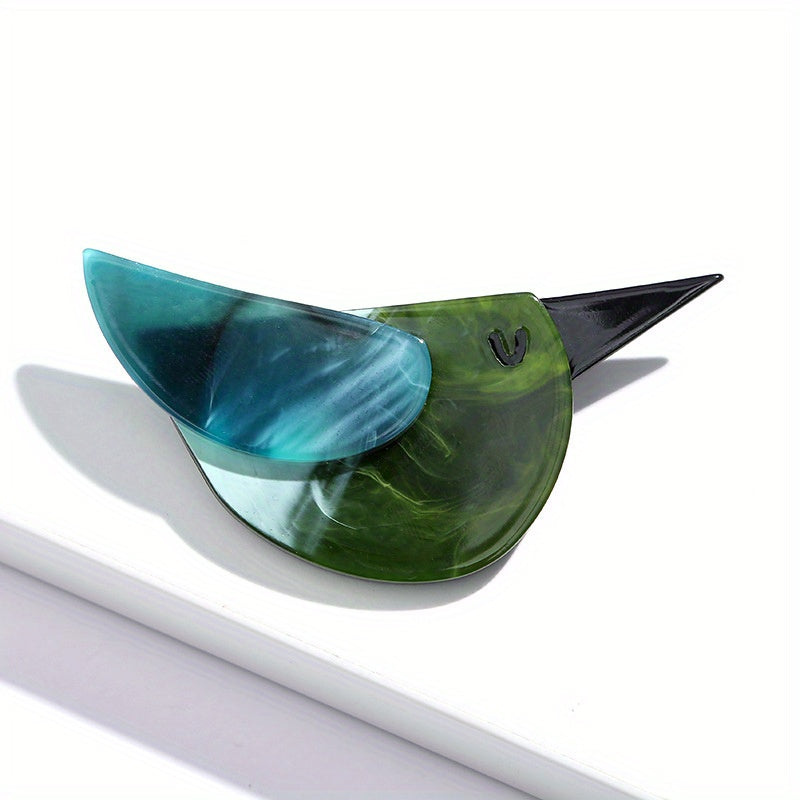 Akril qush broochlari, yelka pinlari, moda aksessuari, chiroyli punk uslubi