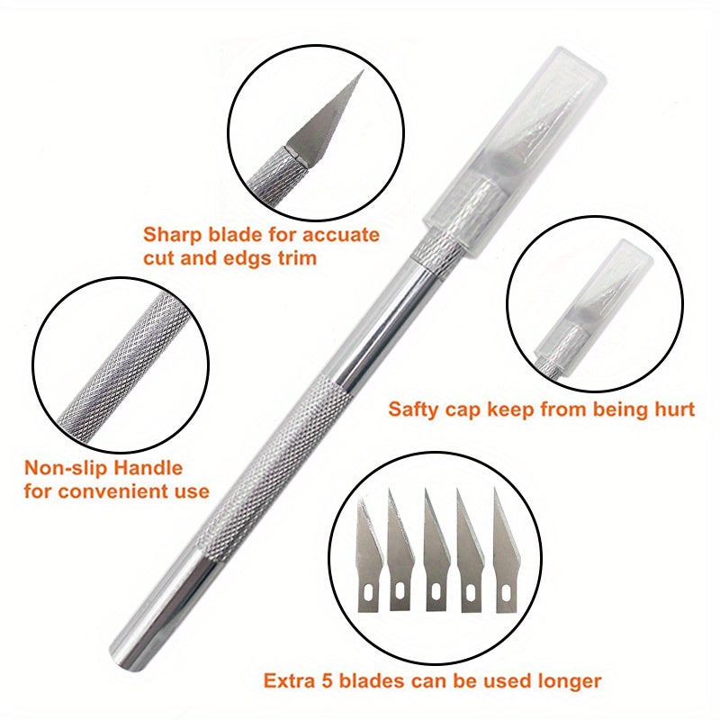 Vehicle Vinyl Wrap and Window Tint Tools Kit with Squeegees and Blades