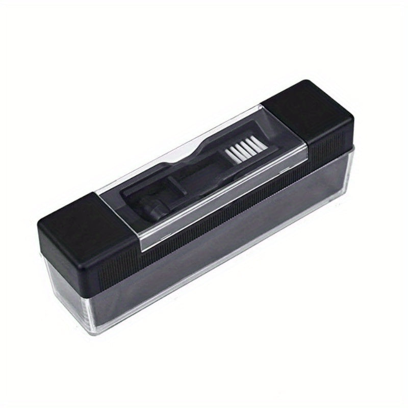 Улучшите качество звука и удалите пыль с помощью премиум набора для чистки виниловых пластинок, включает резиновую щетку и инструмент для детализации для энтузиастов проигрывателей. Необходимое обслуживание для проигрывателей и